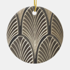 Kunst-Deko-Fan Keramikornament