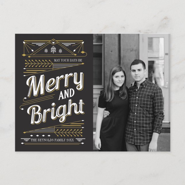 Kunst-Deko-Feiertags-Foto-Postkarte Feiertagspostkarte (Vorderseite)