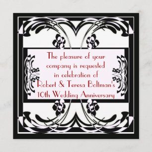 Kunst-Deko-formale Einladung