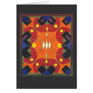 Kunst-Deko-Gewebe-Entwurf - reiche vibrierende