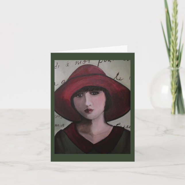 Kunst-Deko-Gruß-Karte Karte (Vorderseite)