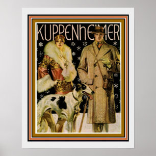 Kunst-Deko Kuppenheimer Anzeigen-Plakat 16 x 20 Poster