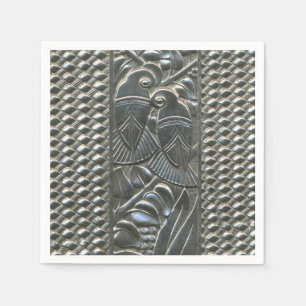 Kunst-Deko-Liebe-Vogel-Papierserviette Serviette