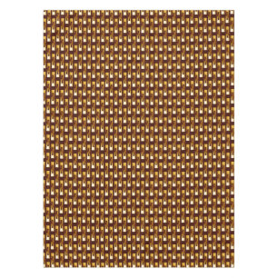 Kunst-Deko-metallisches geometrisches - Gold und Tischdecke