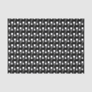 Kunst-Deko-metallisches geometrisches - Silber und Seidenpapier