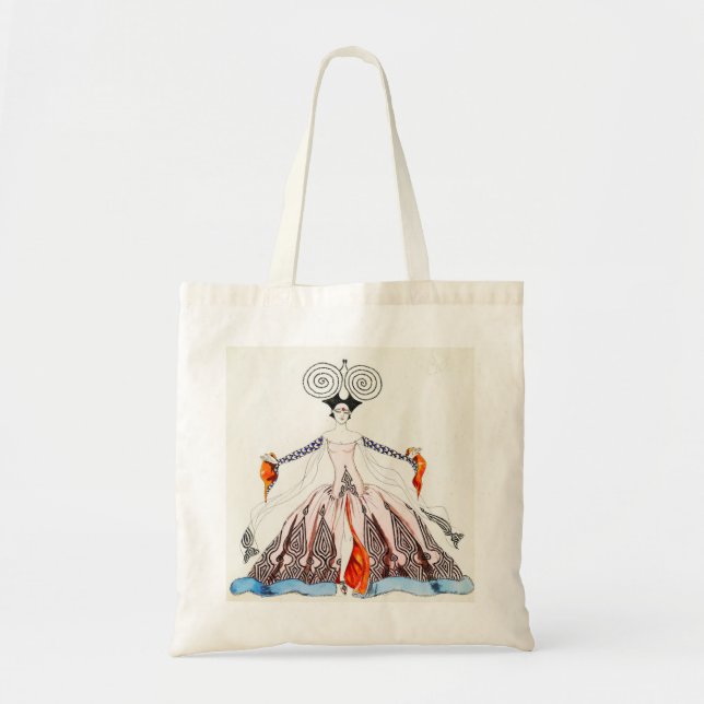 Kunst-Deko-Mode-Taschen-Tasche Georges Barbier Tragetasche (Vorne)
