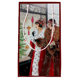 Kunst-Deko retro Vintages Weihnachtsdamen-Party Kleine Geschenktüte