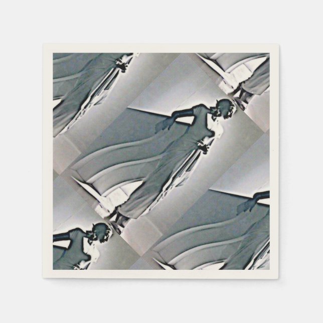 Kunst-Deko-Schönheit Serviette (Vorderseite)