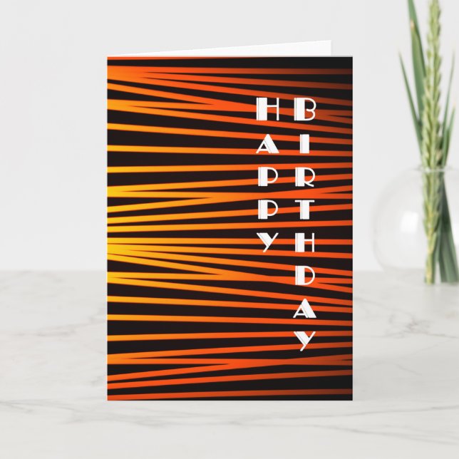 Kunst-Deko-Vintage alles- Gute zum Geburtstagkarte Karte (Vorderseite)