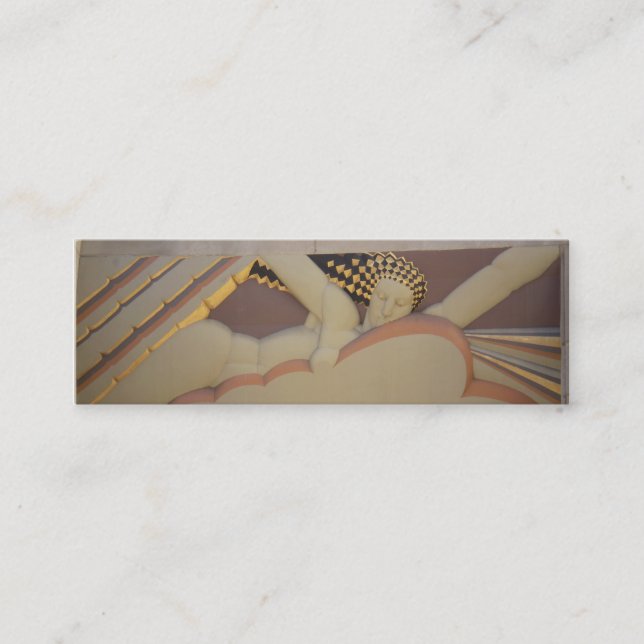 Kunst-Deko-Visitenkarte Mini Visitenkarte (Vorderseite)