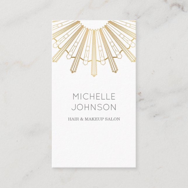 Kunst-Dekosonne-Geschäftskarte Visitenkarte (Vorderseite)