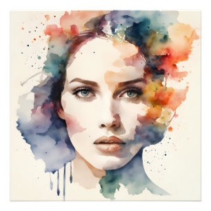 Kunst der doppelten Exposition Fotodruck