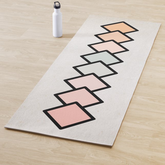Kunst der farbigen Quadrate Yogamatte (Beispiel)