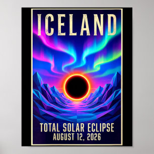 Kunst der Frauen Sonnenfinsternis 2026 Totalität 1 Poster