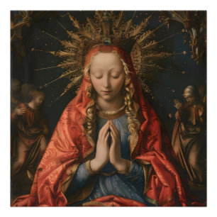 Kunst der Heiligen Maria Renaissance Fotodruck