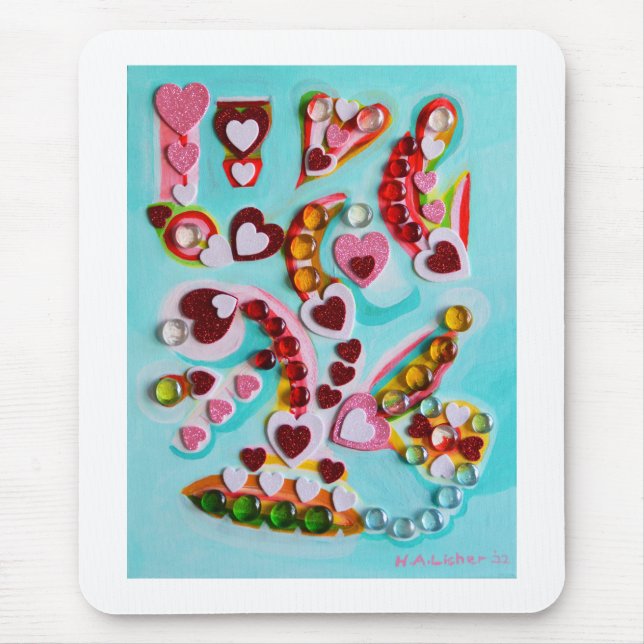 Kunst der Liebe Mousepad (Vorne)