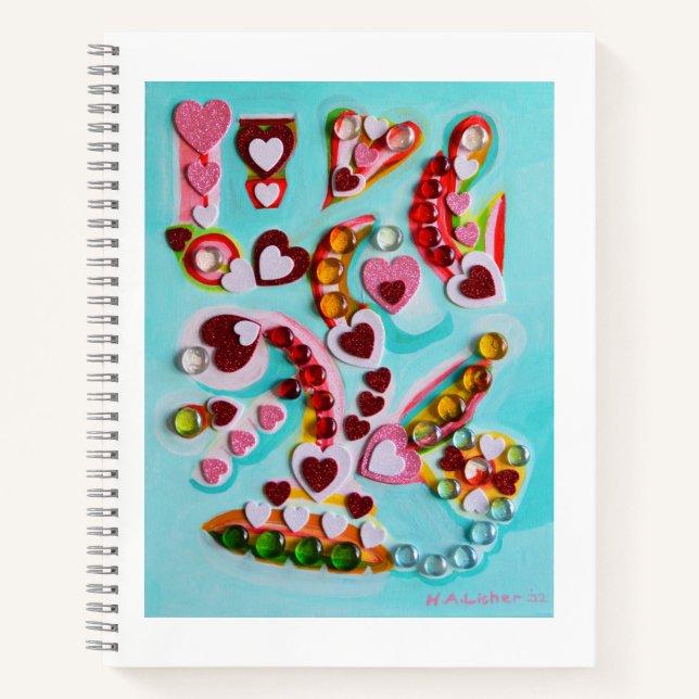 Kunst der Liebe Notizbuch (Vorderseite)