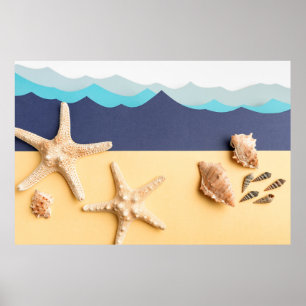 Kunst der Meereswache Poster