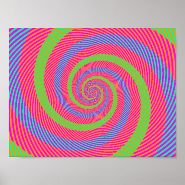 Kunst der optischen Illusion Poster (Vorne)