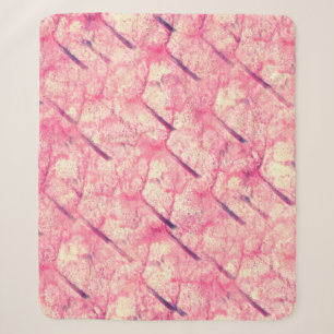 kunst Der rosa Wasserfarbe-Tintenfleck Aquarell Sherpadecke