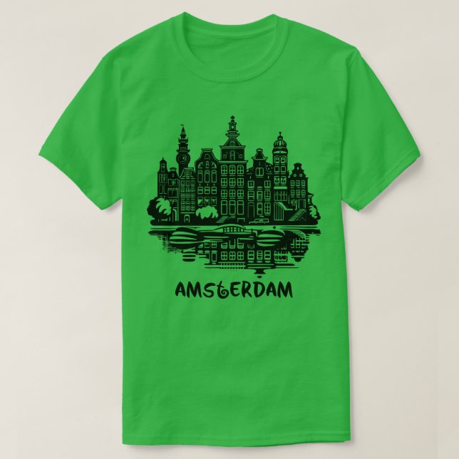 Kunst der Stadt Amsterdam T-Shirt (Design vorne)