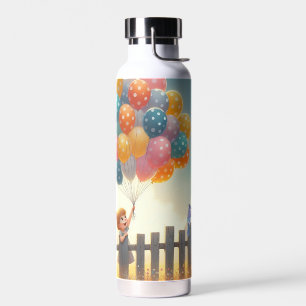Kunst der Whimsistischen/niedlichen Ballonmädchen Trinkflasche