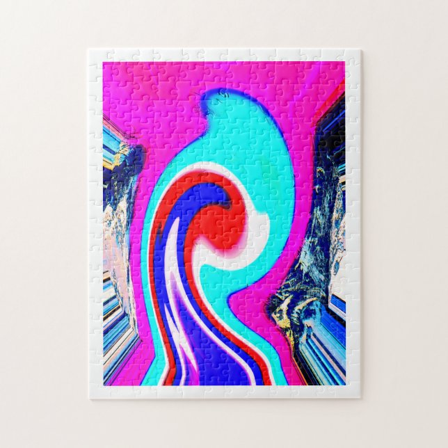 Kunst der Wilden Erde Puzzle (Vertikal)