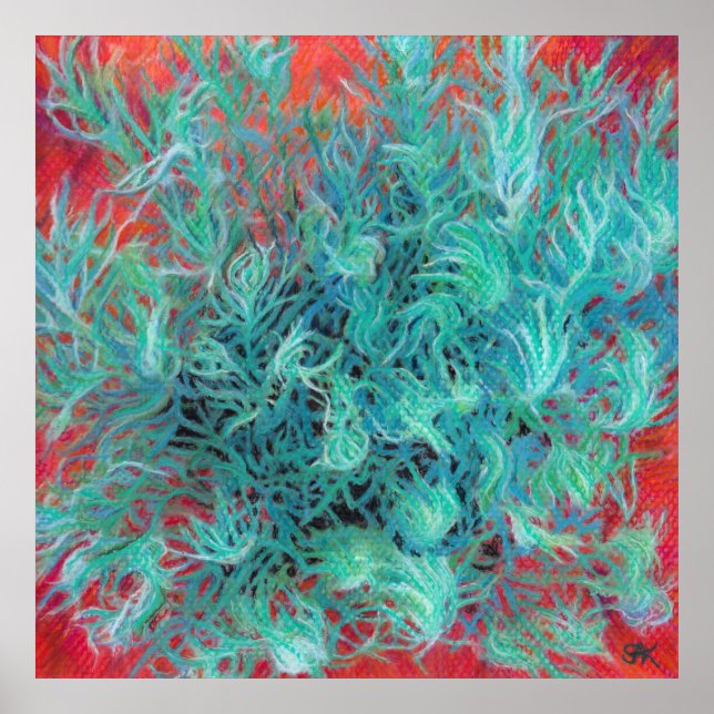 Kunst der Wüste Poster (Vorne)