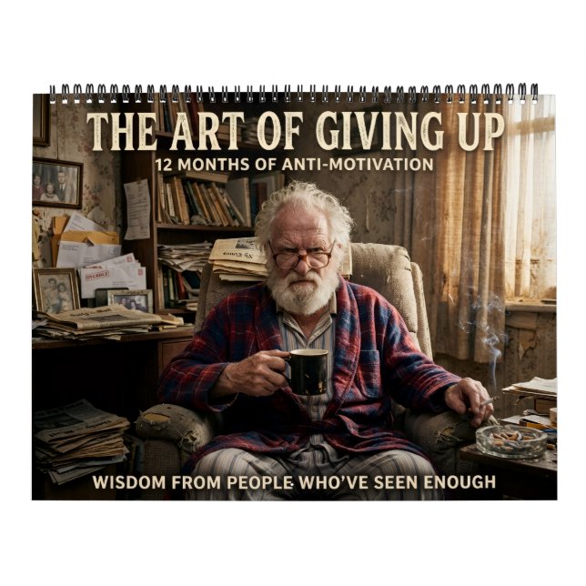 Kunst des Aufgebens Grumpy Old 2027 Kalender (Titelbild)