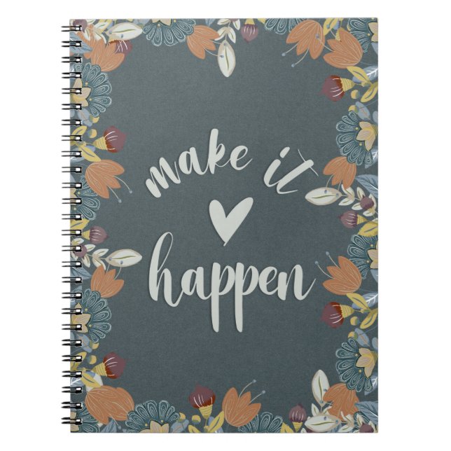 Kunst des Blumenvolks Notizblock (Vorderseite)