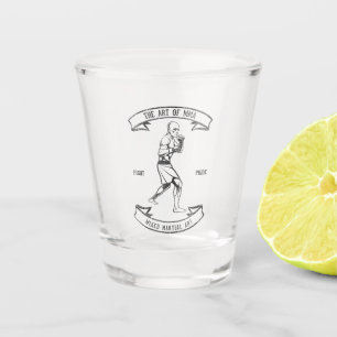 Kunst des MIXED MARTIAL ARTS Gemischte Kampfkunst Schnapsglas
