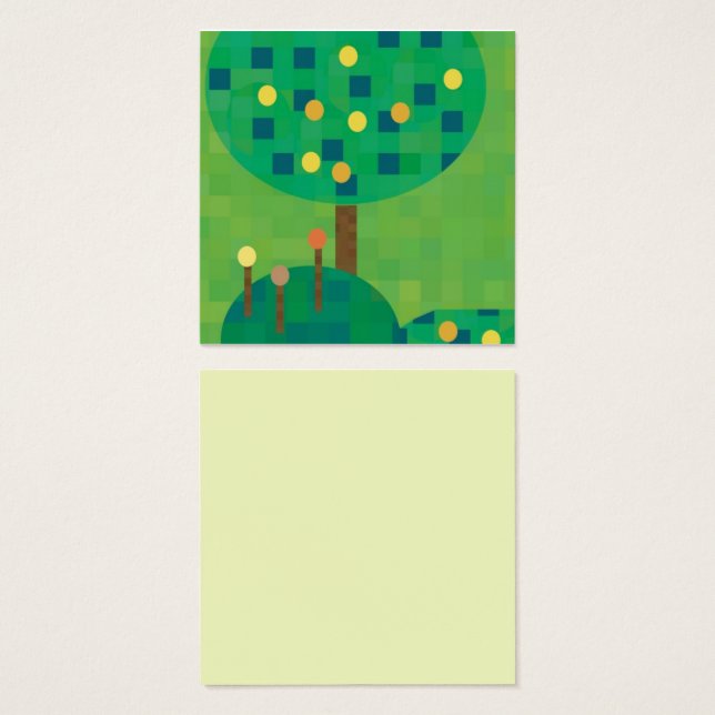 Kunst des Obstbaums und des Blumengartens (Vorne & Hinten)