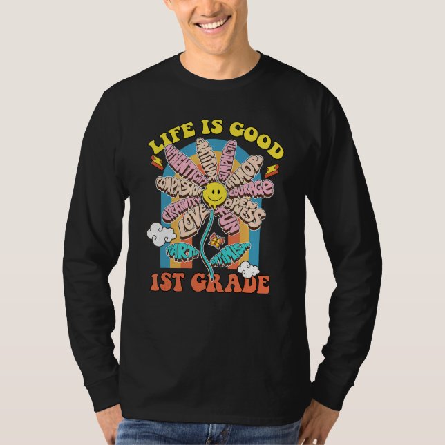 Kunst des Optimismus 1. GRADE blühende Daisy Fanta T-Shirt (Vorderseite)