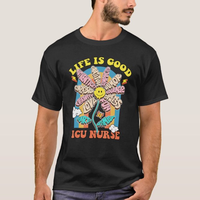 Kunst des Optimismus 1. KLASSE Blühende Daisy Fant T-Shirt (Vorderseite)
