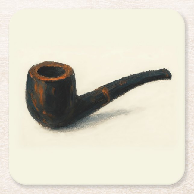 Kunst des Pfeifenmachens Rechteckiger Pappuntersetzer (Vorderseite)