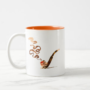 Kunst des Pfeiferauchens 1 Zweifarbige Tasse
