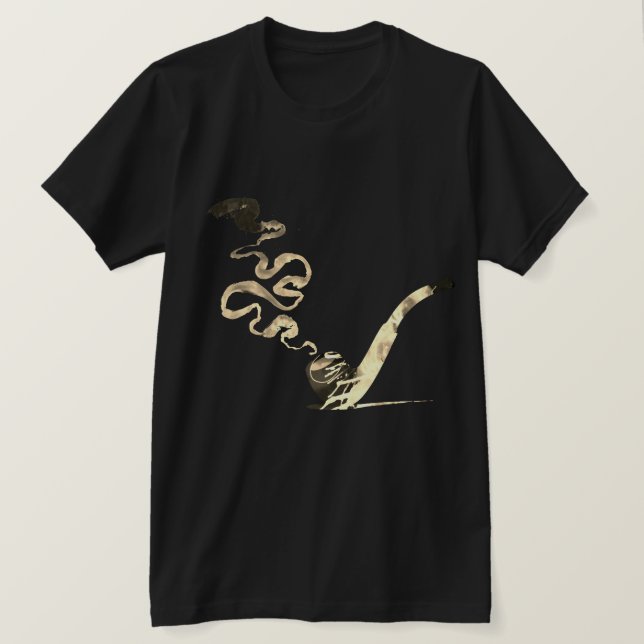 Kunst des Pfeiferauchens (Vintage) T-Shirt (Design vorne)