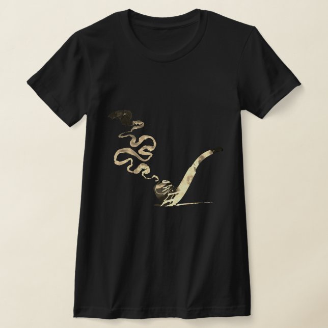 Kunst des Pfeiferauchens (Vintage) T-Shirt (Ablage )