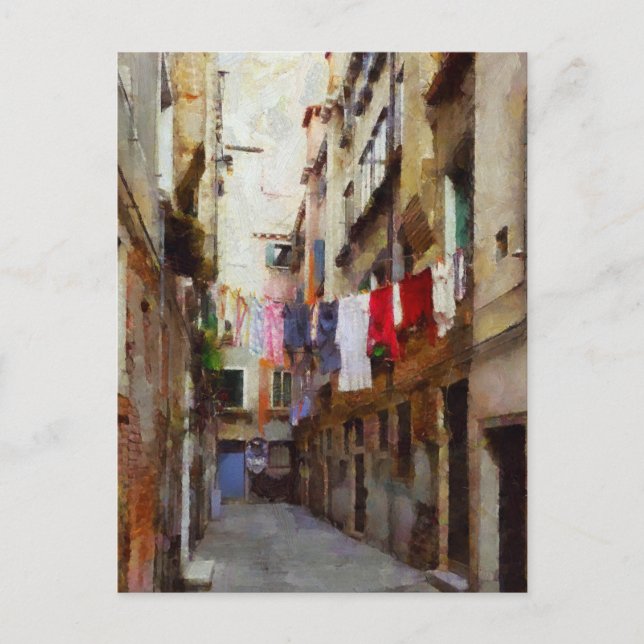 Kunst des Waschtags Postkarte (Vorderseite)