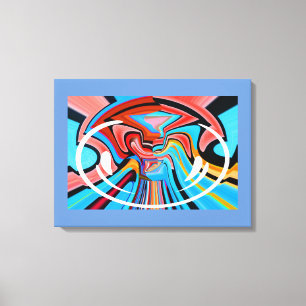 Kunst des Weltraumreiseportals Leinwanddruck