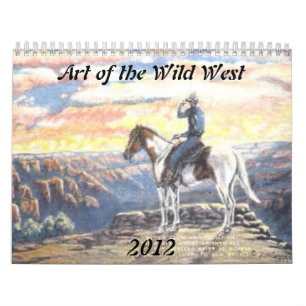 Kunst des wilden Westens Kalender