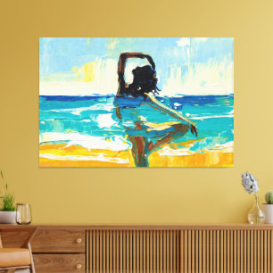 Kunst des Yoga (#2) Ölgemälde Leinwanddruck