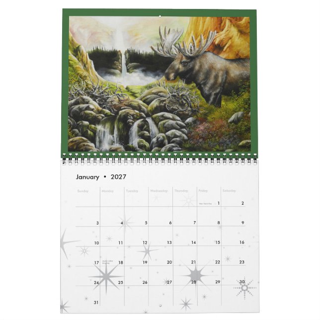 Kunst, Dichtung und Musik Kalender (Jan 2027)