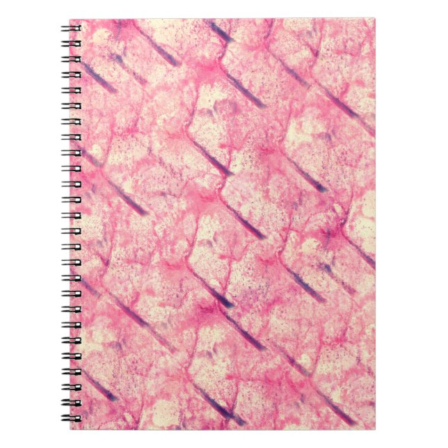 Kunst Die rosa Aquarellfarbe Klappe Wasserfarbe Notizblock (Vorderseite)