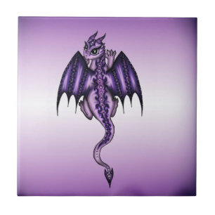 Kunst-Drache Fliese