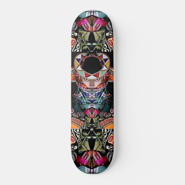 Kunst durch Davey AFRICANA 2 Skateboard (Vorderseite)