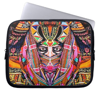 Kunst durch Davey AFRICANA Laptop-Hülse Laptopschutzhülle