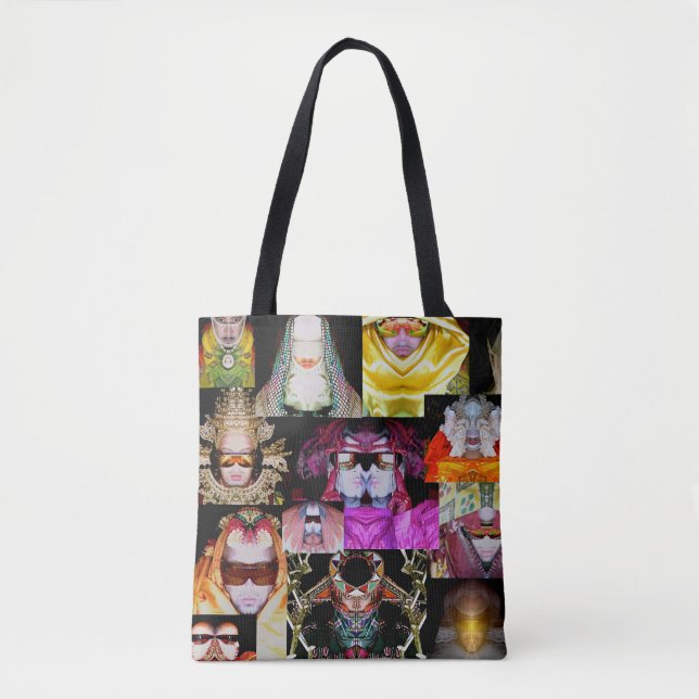 Kunst durch Davey PHOTOBOOTHME Collagen-Tasche (Vorderseite)