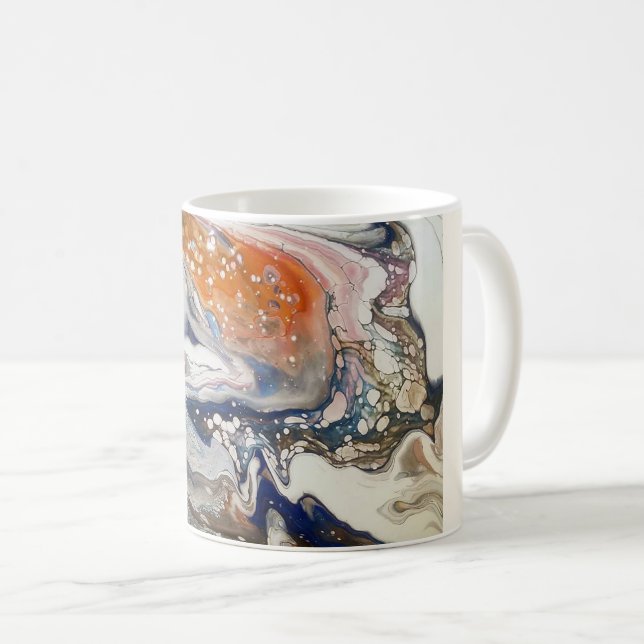 Kunst durch die machende Tasse der Heide 11oz (VorderseiteRechts)