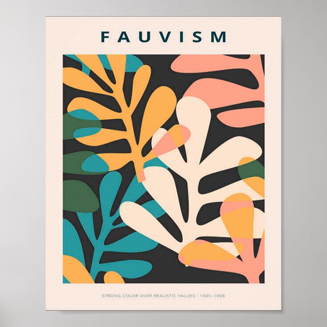 Kunst durch Fauvismus, Poster (Vorne)